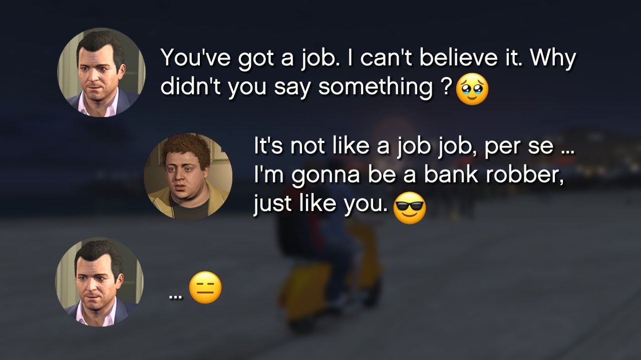 GTA 5 - Jimmy and Michael Arguing (Full Conversations, Before and After) | Hangouts