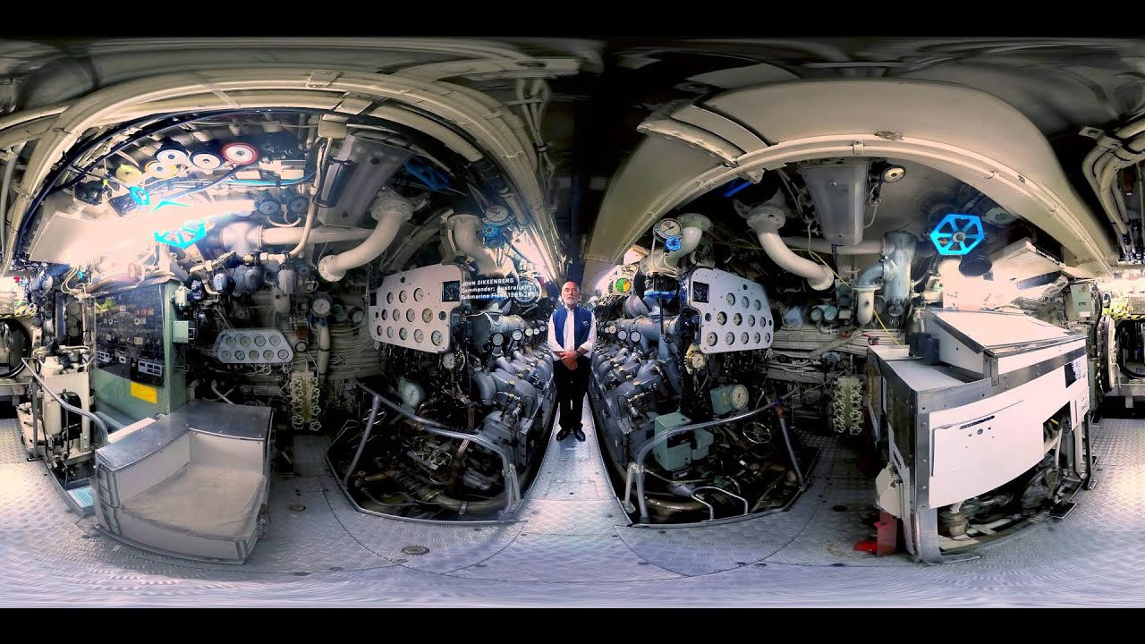 360 Degree Virtual Reality tour of submarine HMAS Onslow - Action Stations!