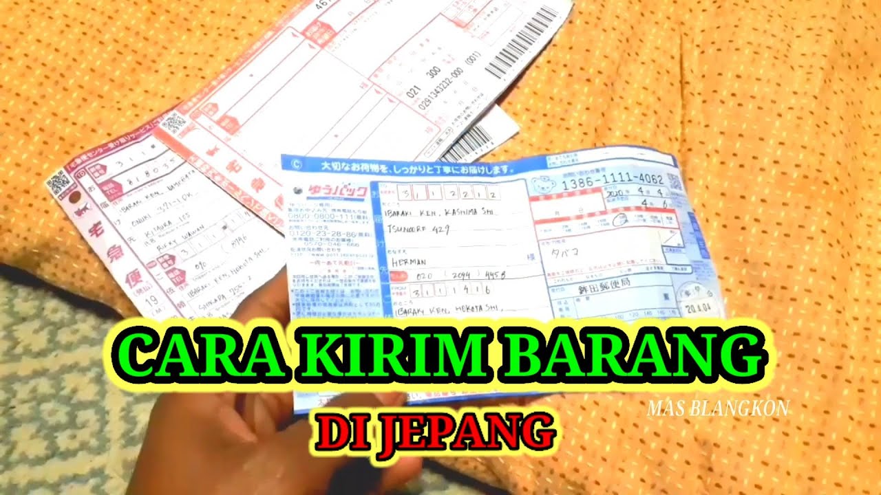 Cara kirim barang di konbini || kirim barang di jepang