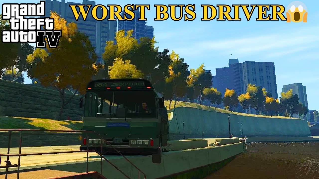 I CRASHED A BUS EVERYWHERE IN GTA IV