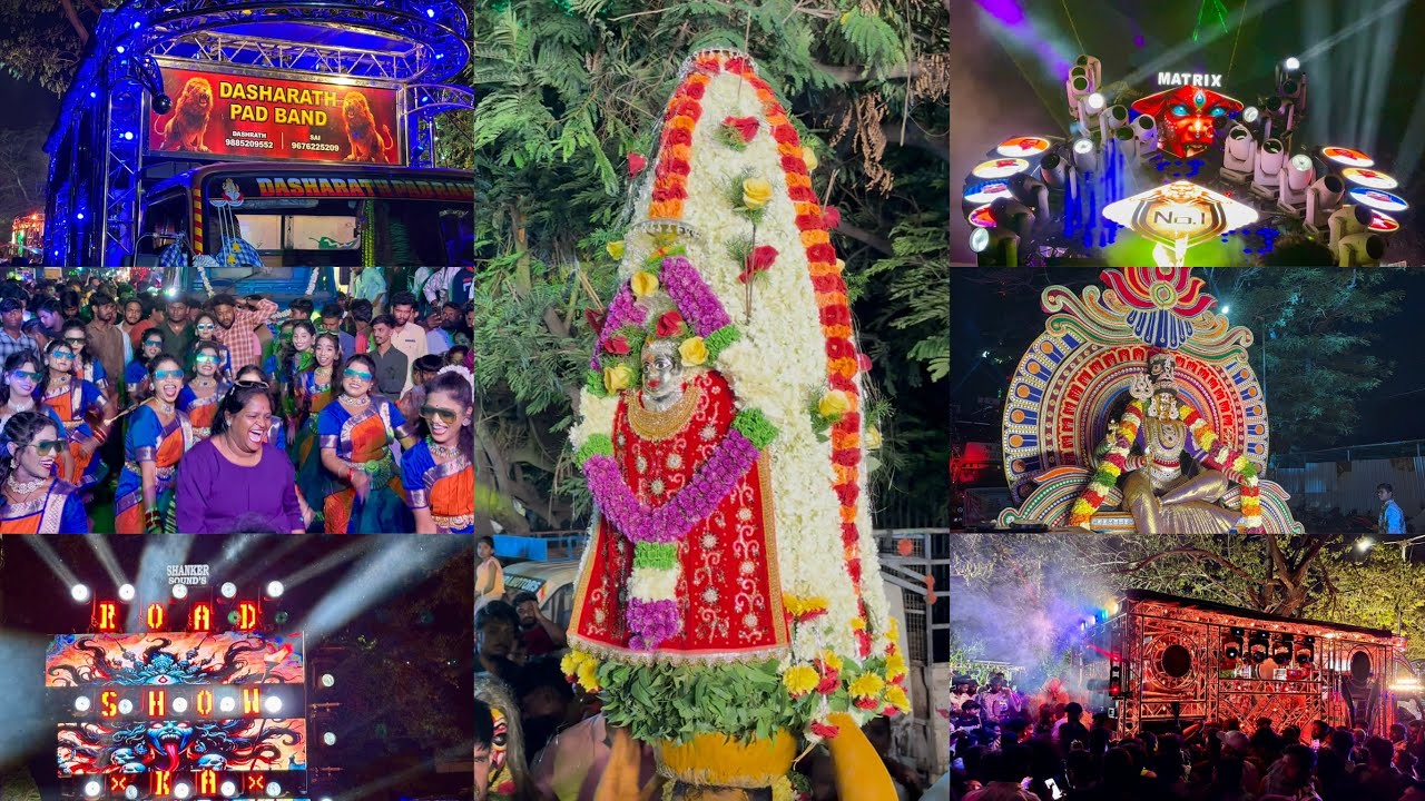 Secunderabad Ghatalu 2025 | Biggest Lights & New Dashrath Pad Band | Ammavari Ghatam 2025