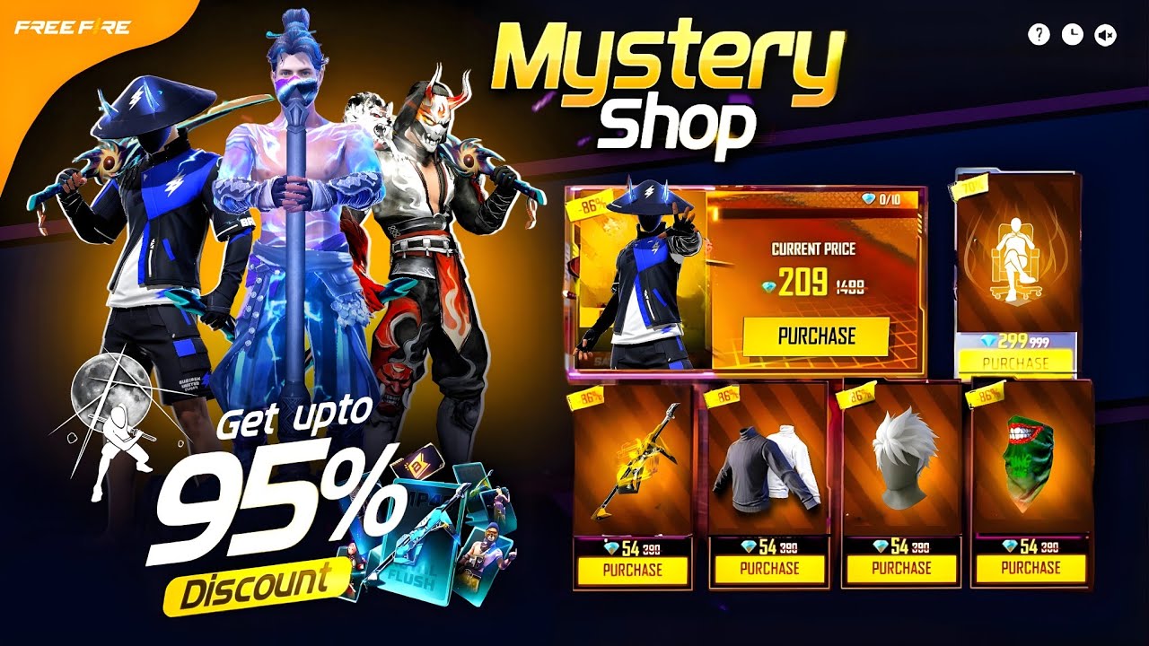 Golden Shade 💥 Next Mystery Shop Event Ff 🤯🥳 | ff x ban 10 | free fire new event | ff new event
