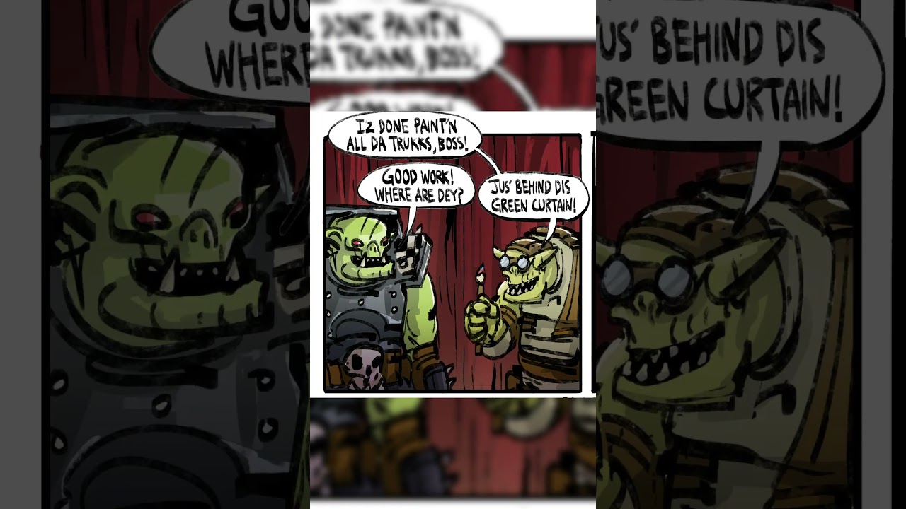 Dangerously colour blind&hellip; #orks #40k #comics #voiceacting #comicdub #voiceover #warhammer40k