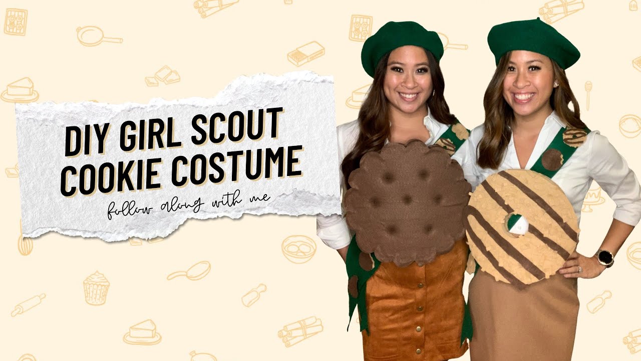 DIY Girl Scout Cookie Costume
