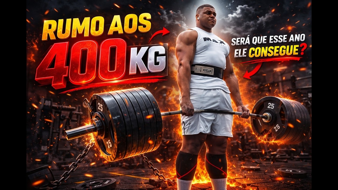 320KG é só o AQUECIMENTO dele… rumo aos 400KG 😱 😱 #gym #gymlifestyle #viral