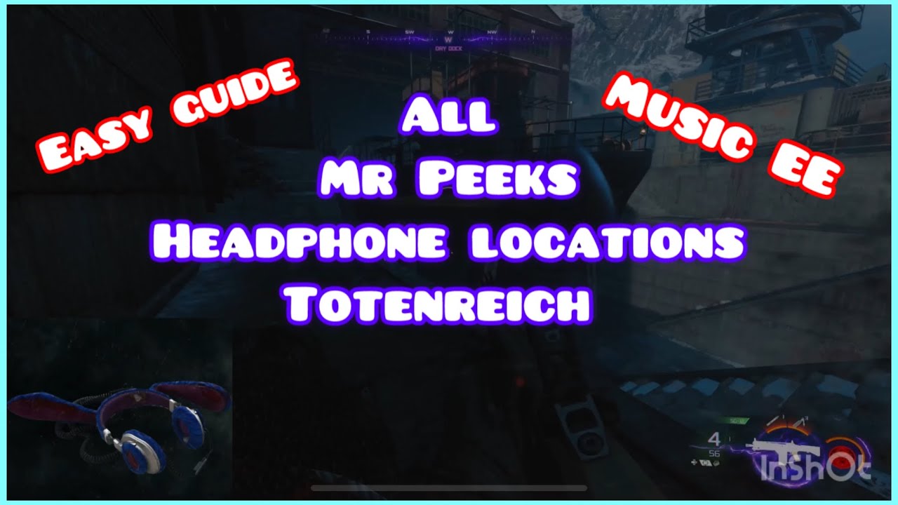 All Mr Peeks headphone locations Totenreich Music Easter egg!!!
