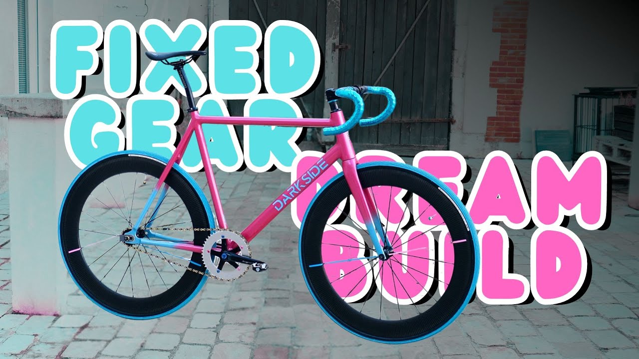 DREAM FIXED GEAR BUILD 2024! 🚴‍♂️✨ | Darkside Manheim 🩷💙