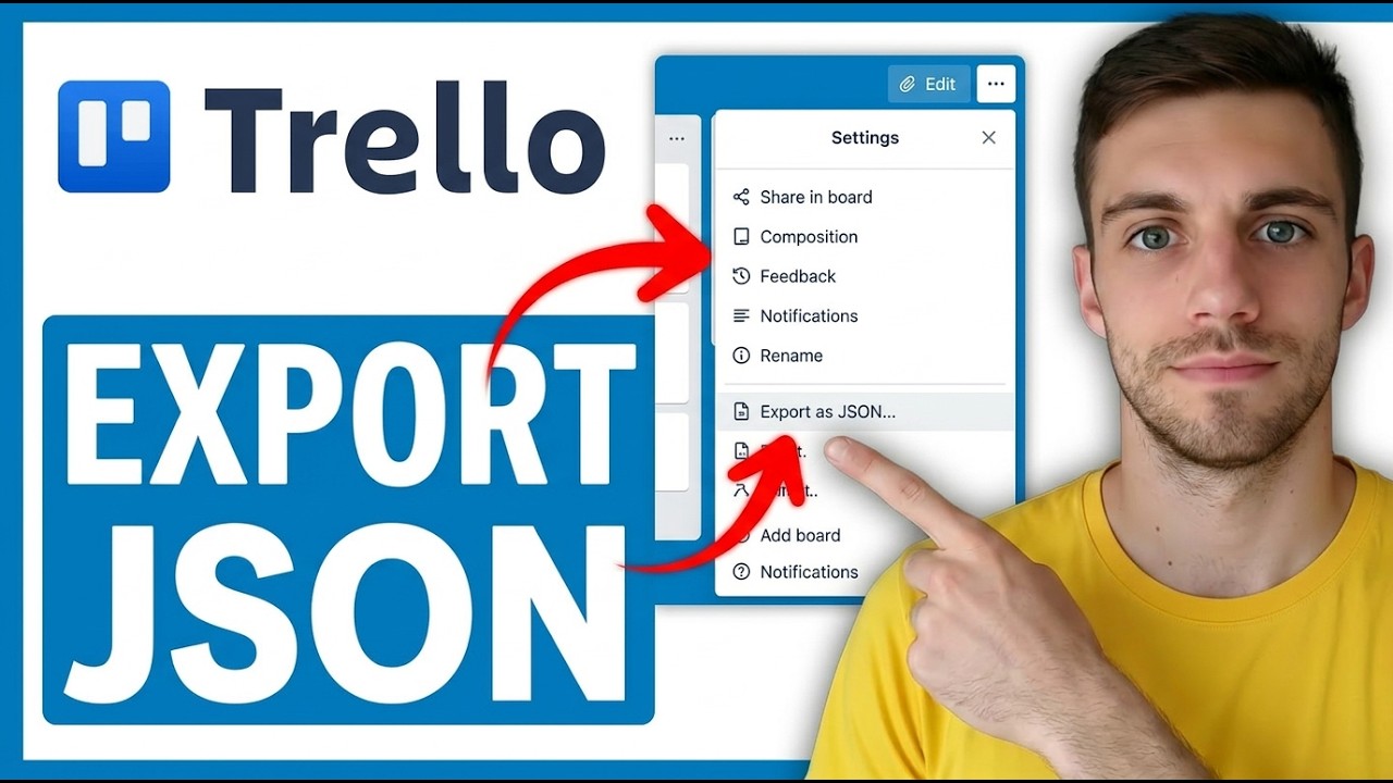 How to export JSON data from Trello 2026 | Complete Guide to Export Data From Trello (Easy Steps)
