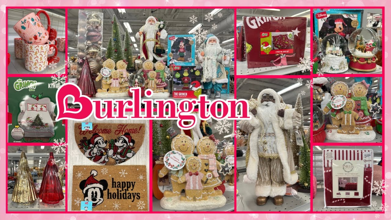 BURLINGTON CHRISTMAS 2024 ✨FIRST LOOK✨ @burlington Christmas Decor @SwaysDeals 🎅🏼🎄🎁#burlington