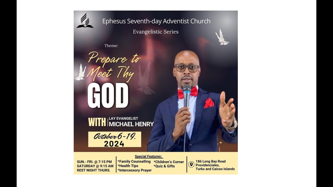 Prepare to Meet Thy God | Powerful Evangelistic Series with Michael Henry | Oct 6-19, 2024