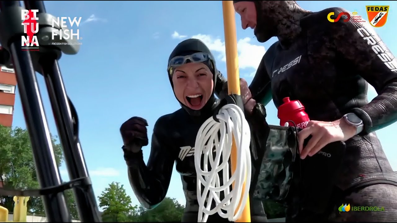 Isabel Sánchez-Arán: Record de España Apnea Estática con 7.24 minutos