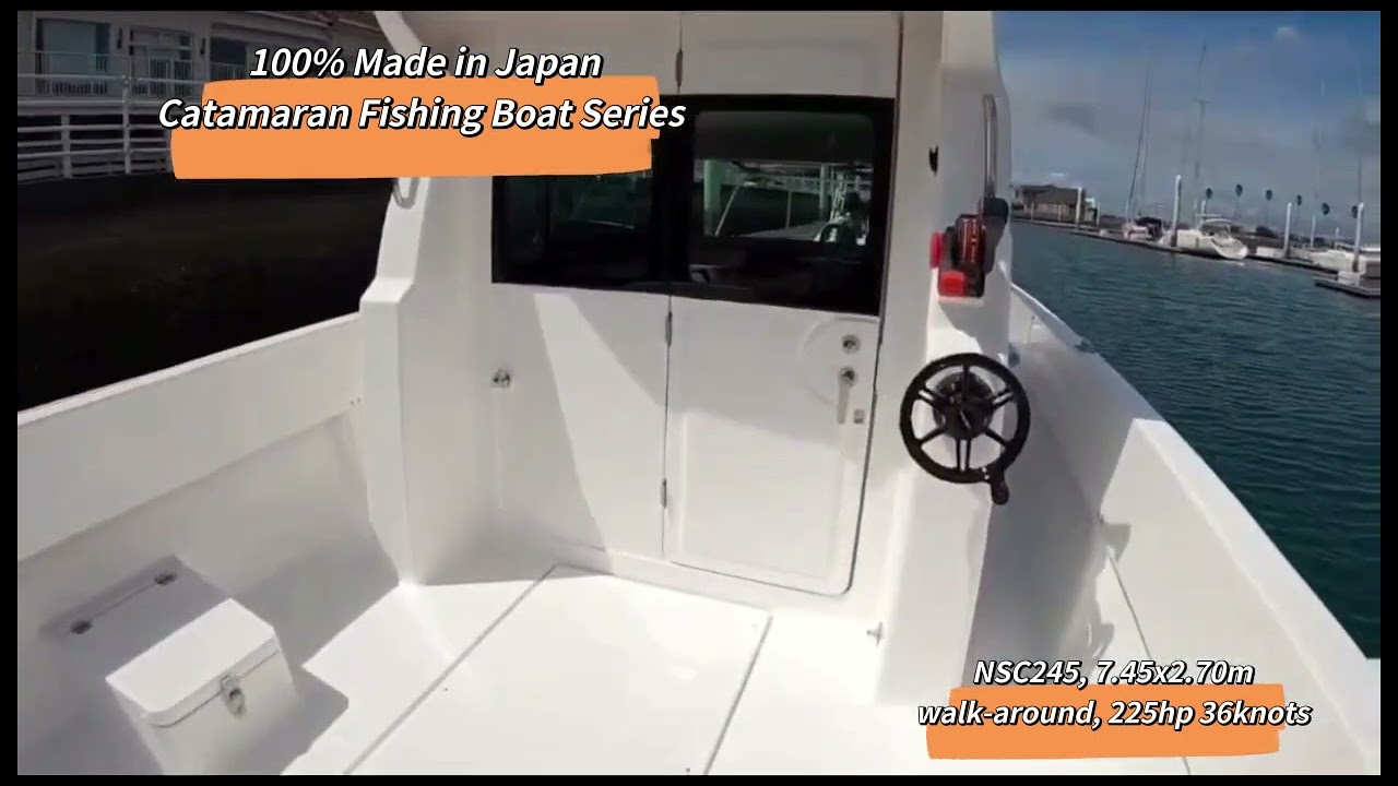 Japan Catamaran Fishing Boat 5 models