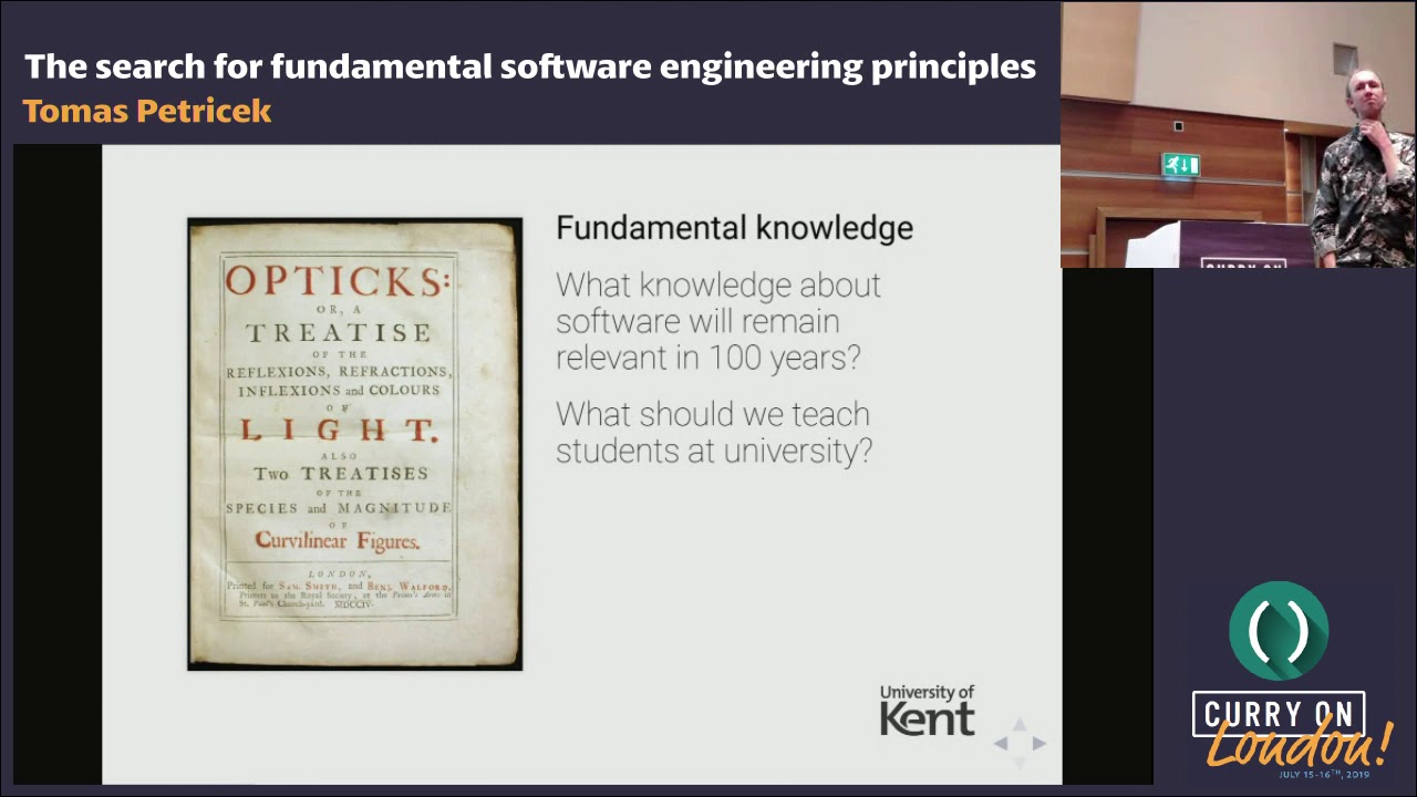 Tomas Petricek - The search for fundamental software engineering principles