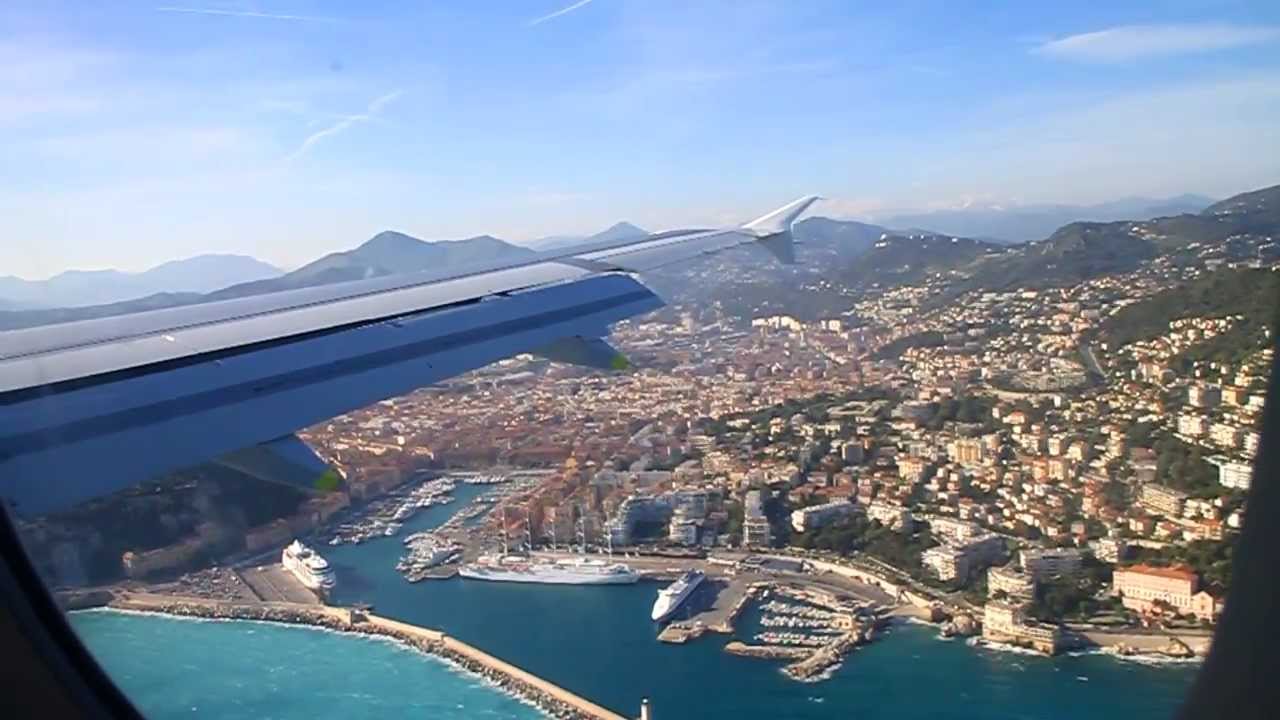 Landing in Nice [LFMN/NCE] with Swiss A320