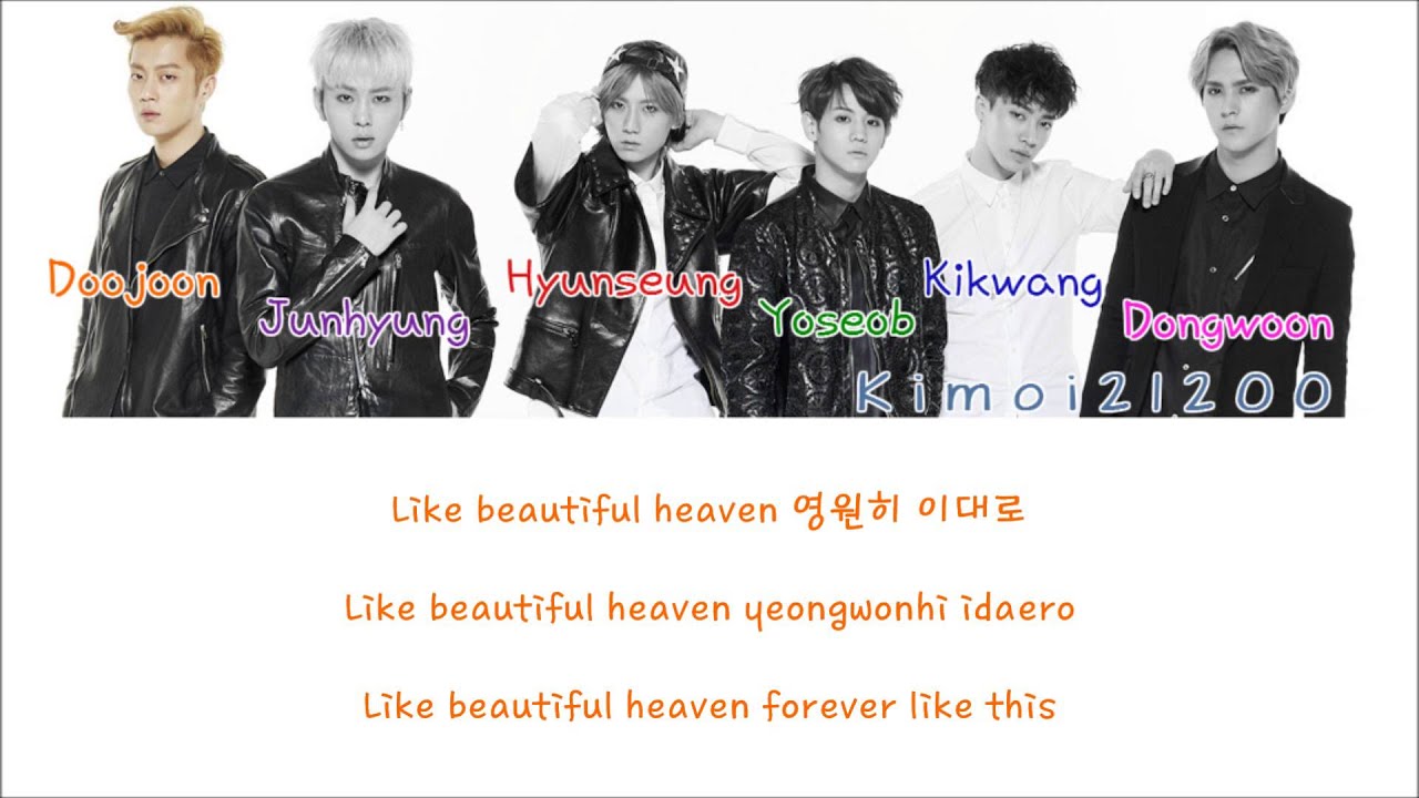 Beast - History [Hangul/Romanization/English] Color & Picture Coded HD