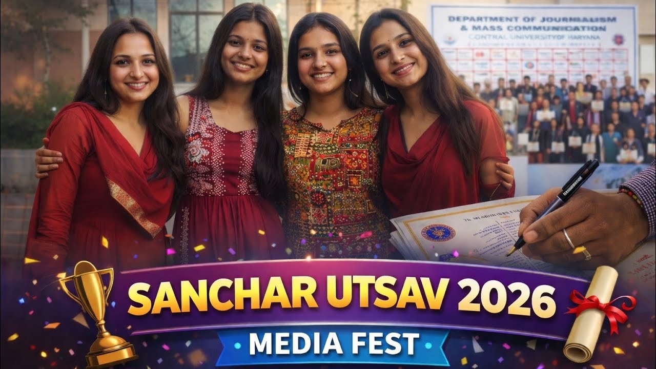 Media fest at Central University of Haryana 2026 💥 #cuh#mediafest#sancharutsav#2026#viral#trending