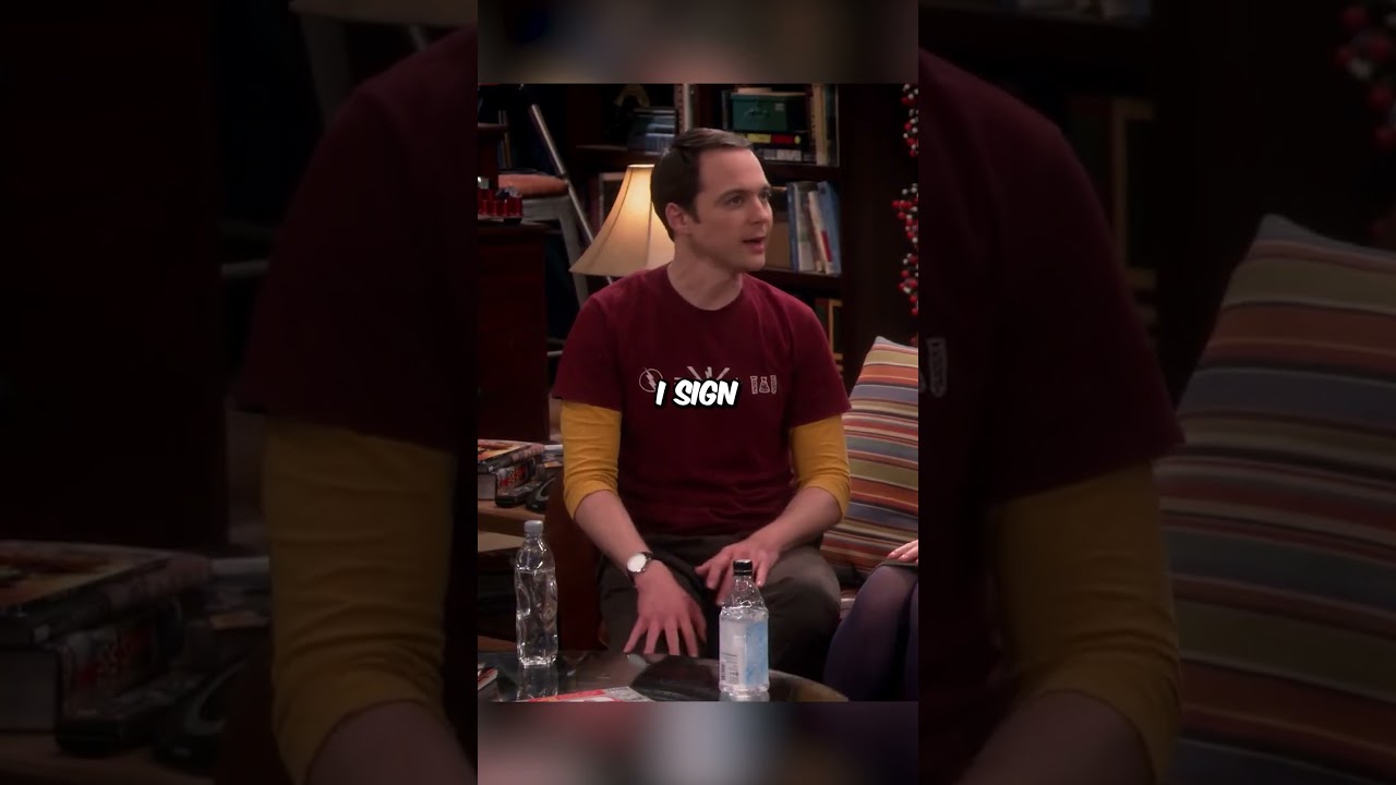 Sheldon and Howard make a contract 🤣