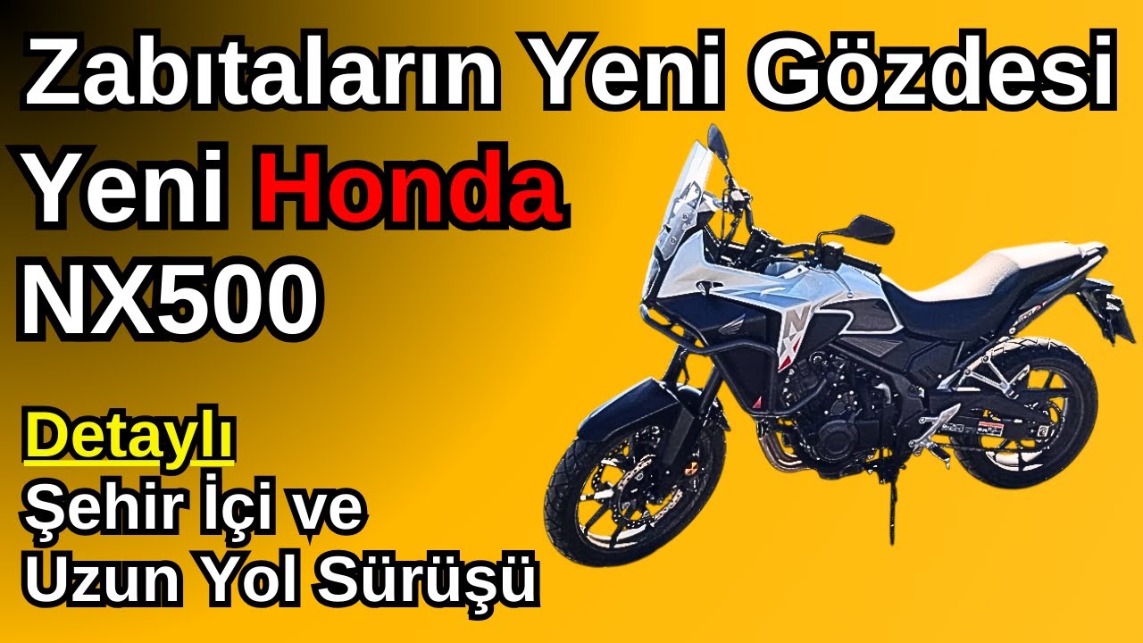 Yeni Honda NX500 Şehir İçi ve Uzun Yol Sürüşü Detaylı inceleme