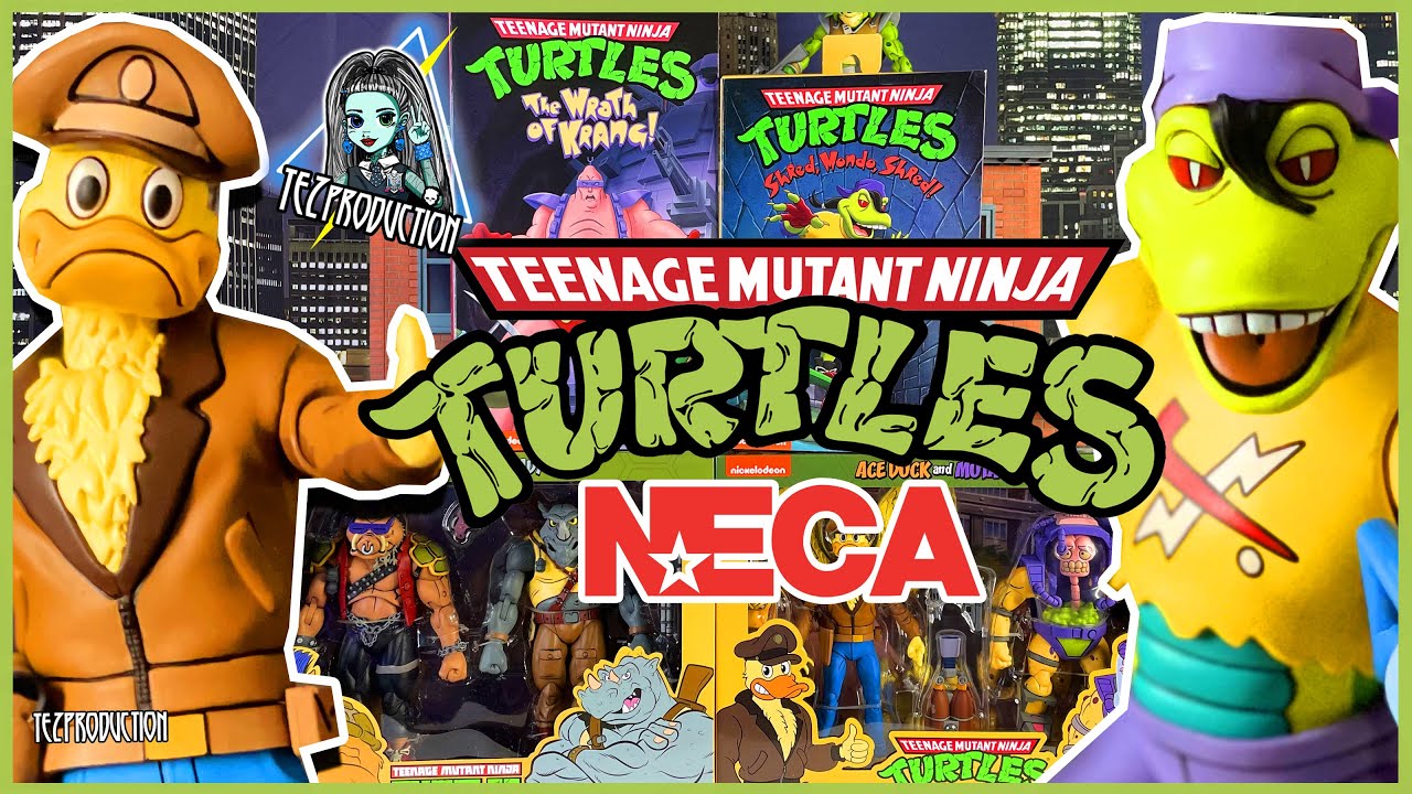 HAUL NECA TMNT - TORTUES NINJAS -  4 COFFRETS FIGURINES