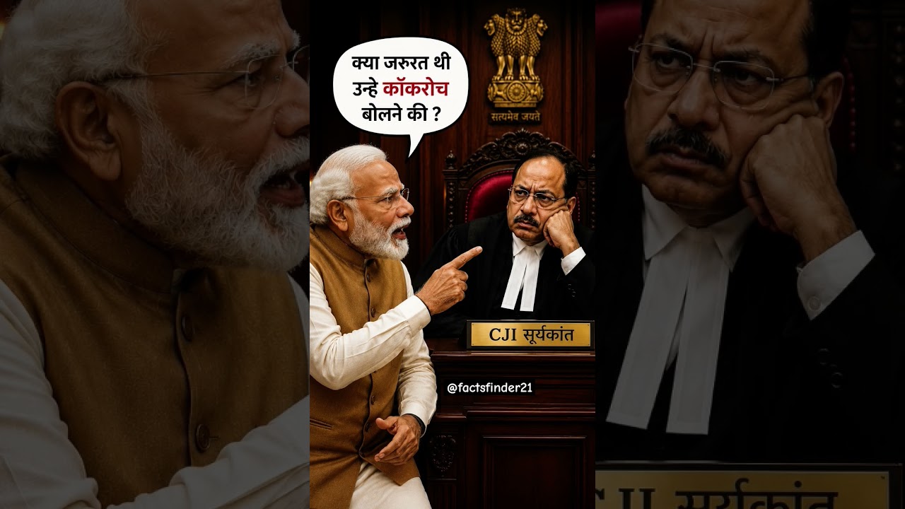 narendra modi and cji suryakant viral meme। cji comment on cockroach। #cockroach #cji #modi #viral