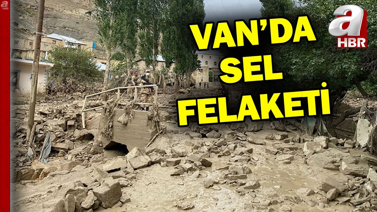 Van'da şiddetli yağış sonrası sel felaketi! Yüzlerce hayvan telef oldu | A Haber