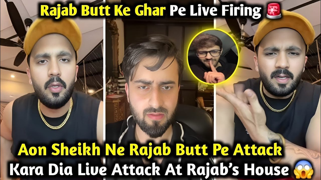 Firing at Rajab Butt&rsquo;s House | Aon Sheikh Allegedly Had Rajab Butt Attacked | Rajab&rsquo;s Family
