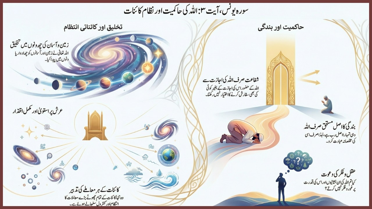 Surah Yunus Ayat 3 | Para 11 | Who Governs the Universe? The Secret of Arsh | Noor & Rahema Podcast