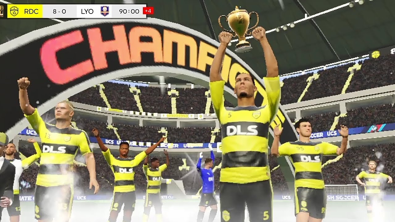 Final Copa Oro • Real Dortmund Colo 8 Vs Lyon 0 Jugando DLS24 • La Primera Copa Oro!! 🏆