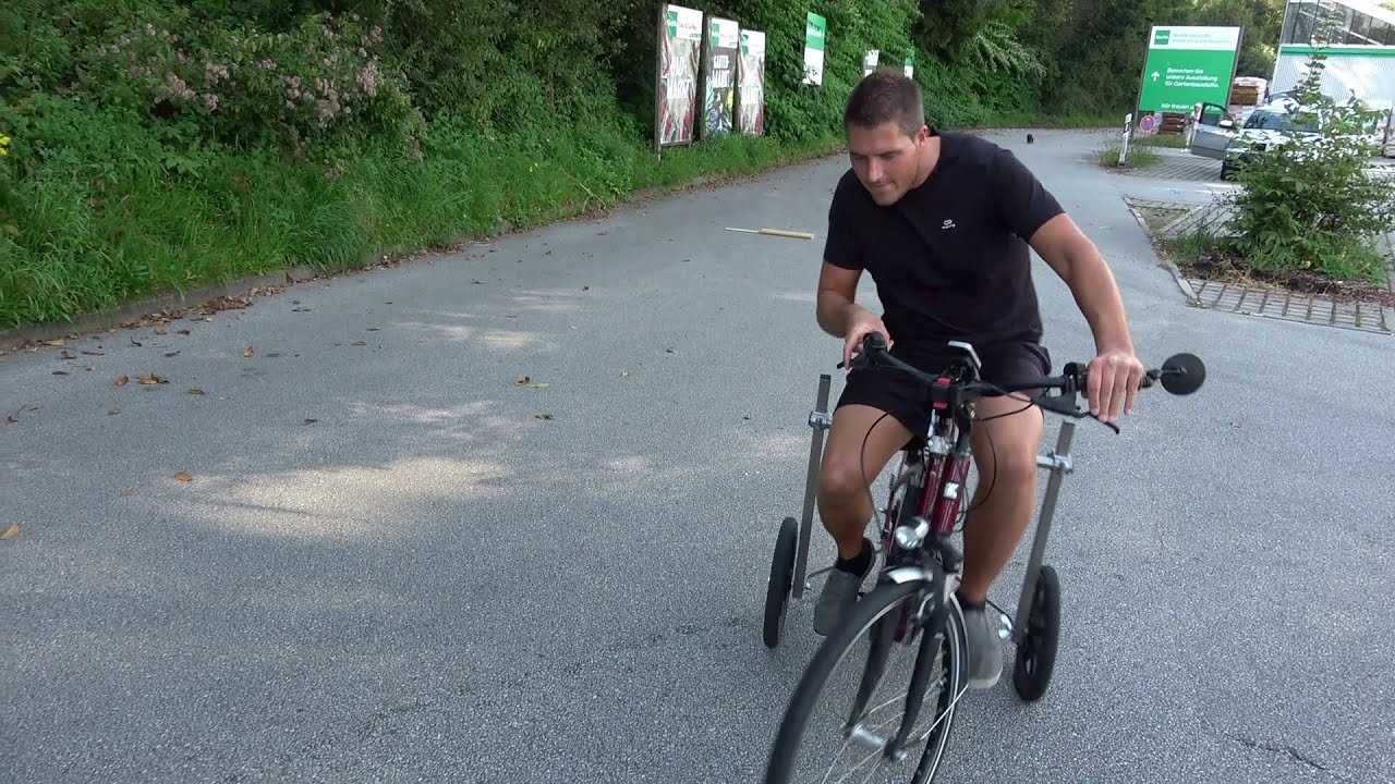 Vital Stützsystem - Kurven und Hindernisse - Abnehmbare Fahrrad Stützräder für Erwachsene