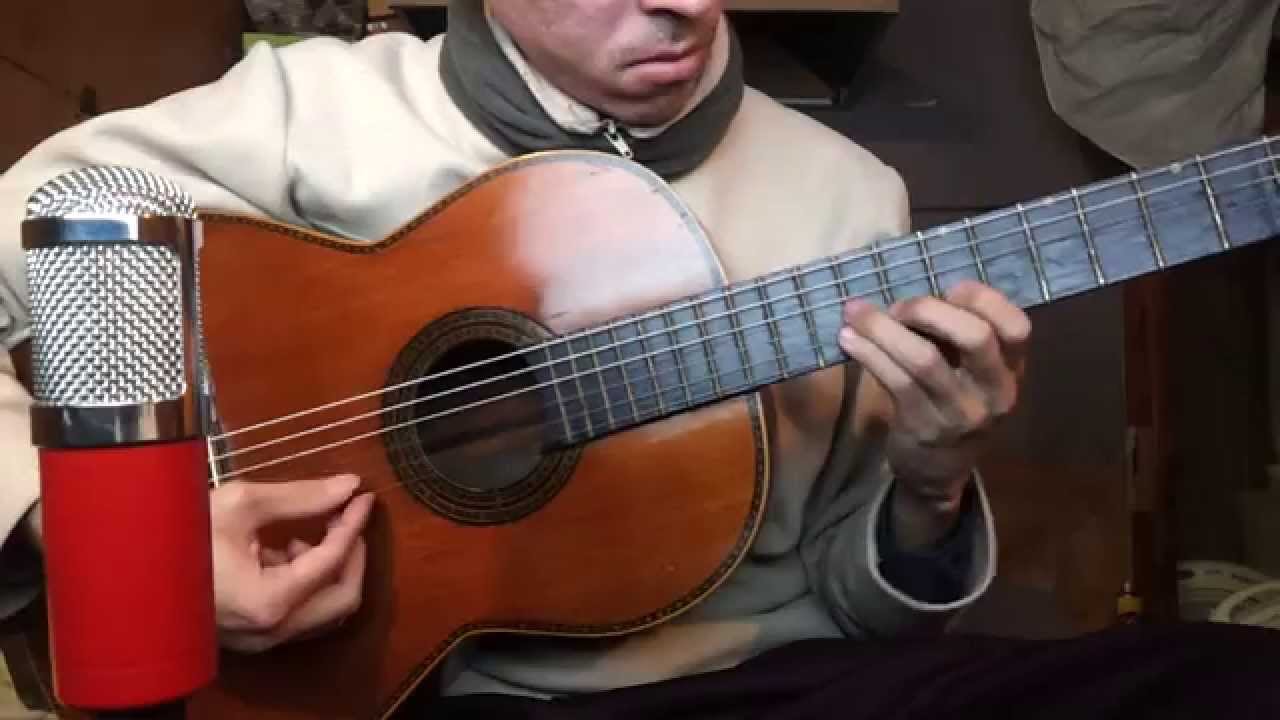 Guitarra Fernandez, Antigua Criolla. Prueba arpegiados y ritmos. Impro.
