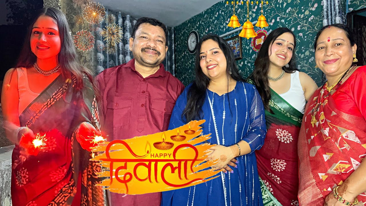Diwali celebration with family 2025 🪔 ✨|| Happy diwali everyone || Preeti Rawat Vlogs 