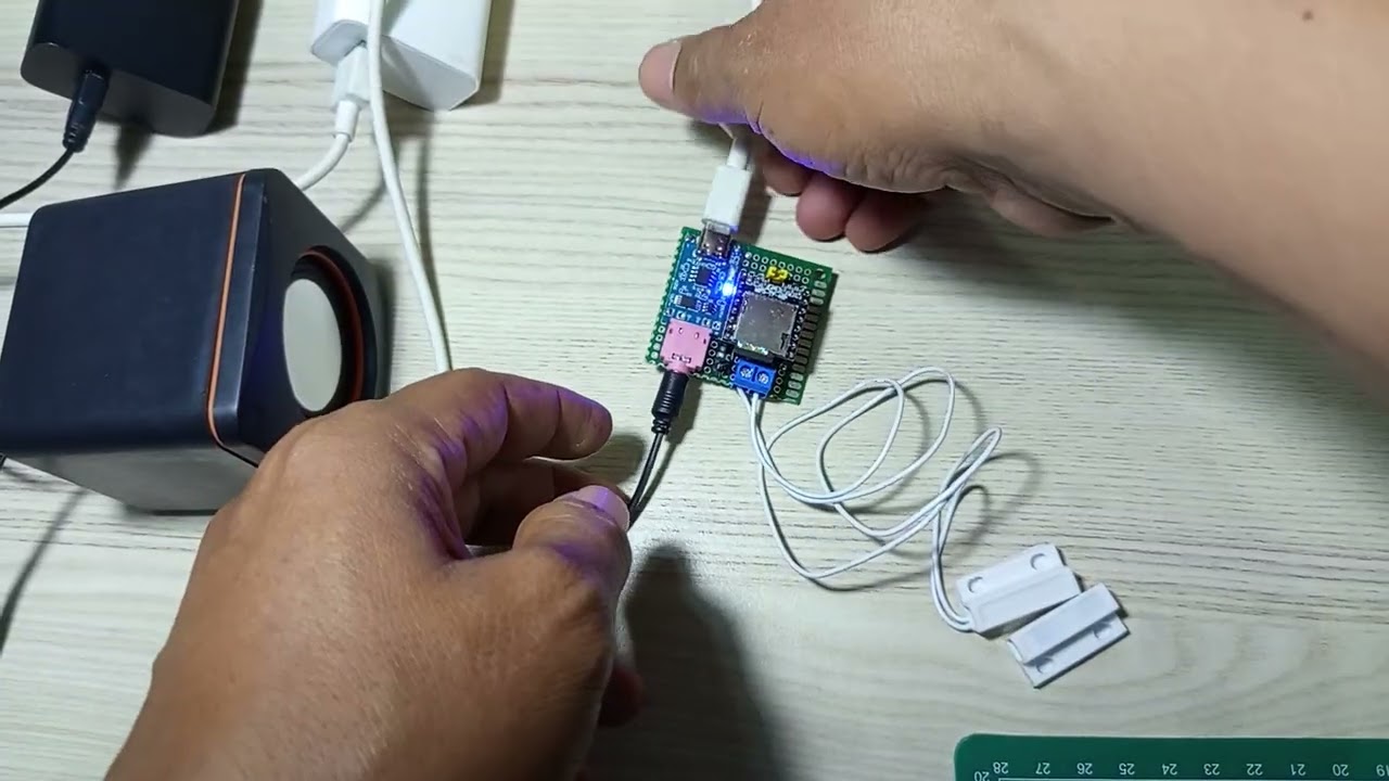 Mini Player Micro SD untuk Sensor Pintu, Alarm, dan Bel Otomatis