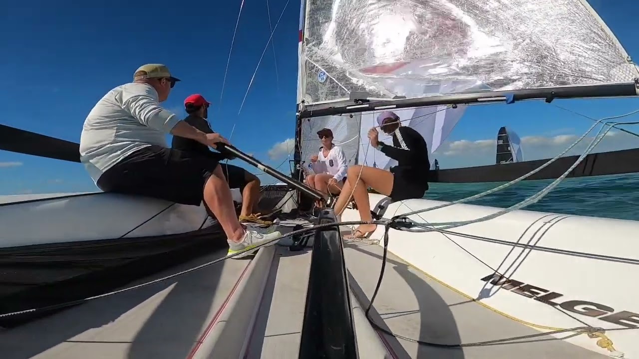 2023/24 Melges 20 winter series 1 onboard USA 229 Brass Monkey