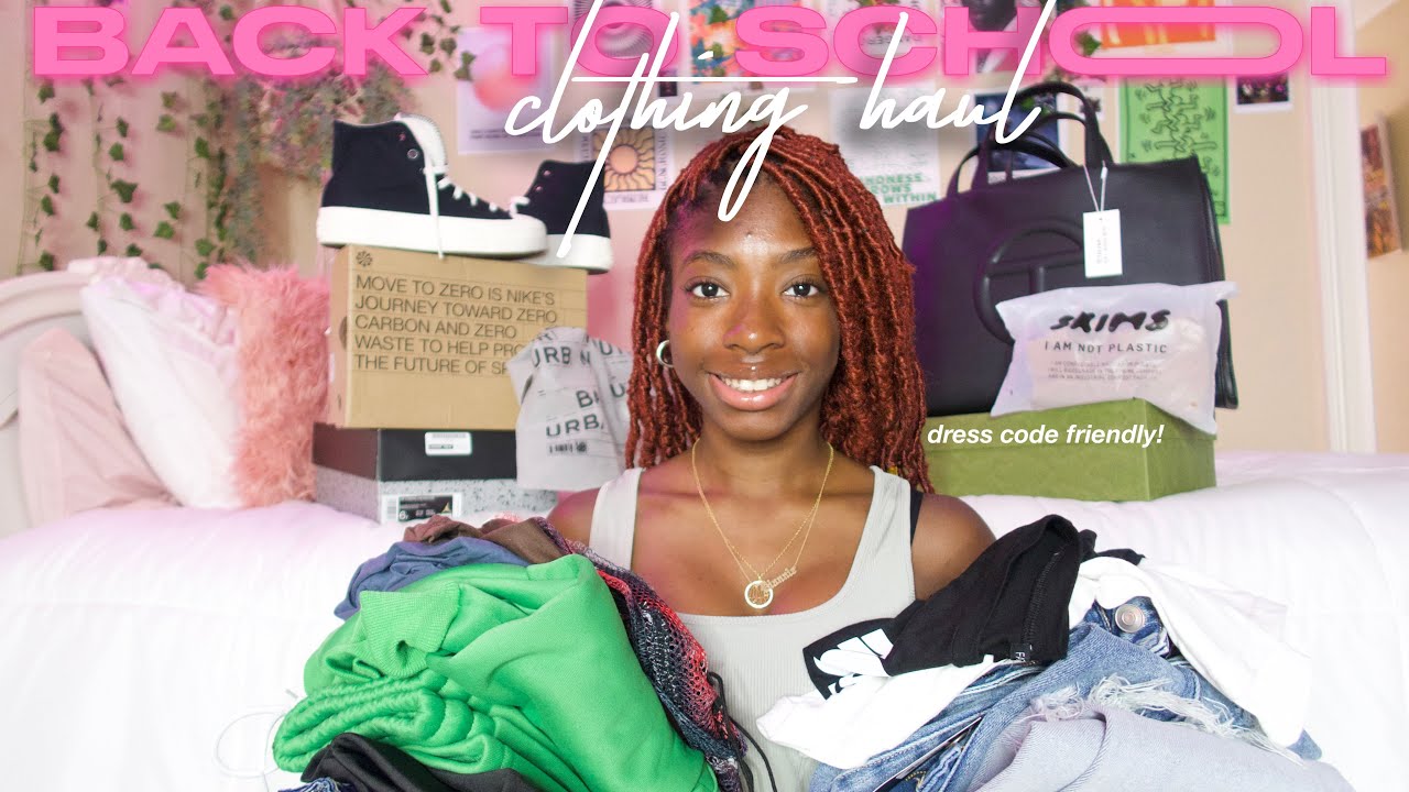 HUGE BACK TO SCHOOL CLOTHING TRY-ON HAUL 2022 (Skims, SHEIN, FashionNova,Rick Owens Converse & more)