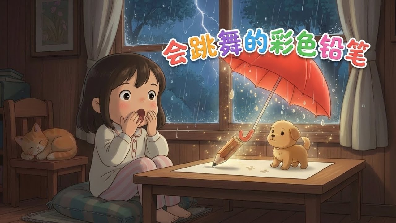 【2026 星星屋睡前绘本】EP2 会跳舞的彩色铅笔｜儿童睡前故事｜中文童话｜晚安故事 |治愈童话