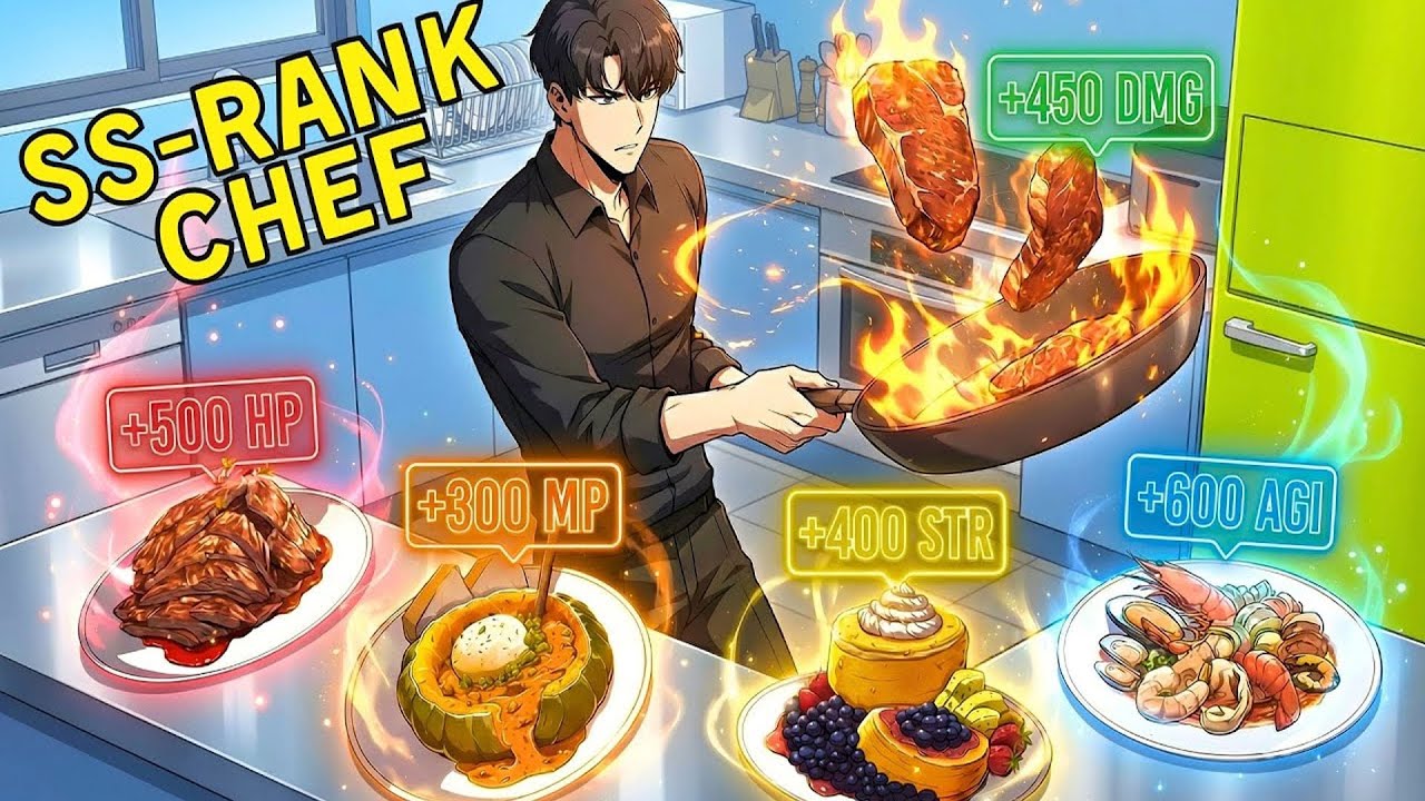 The #1 Ranker Turns Chef, Cooking Food That Boosts Stats and Skills - Manhwa Recap
