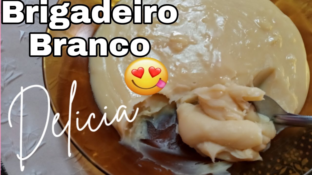 Brigadeiro branco de colher😋