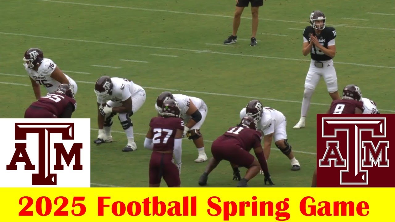 Team Maroon vs Team White, 2025 Texas A&M Football Spring Game Highlights