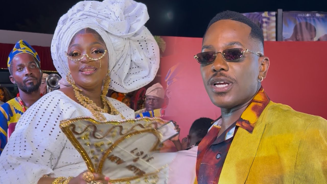 SEE HOW SENATOR BADOSKY SUPRISE TIMINI AS SHE ARRIVE IN STYLE AT MOVIE PREMIER OF LOVE & NEW NOTES