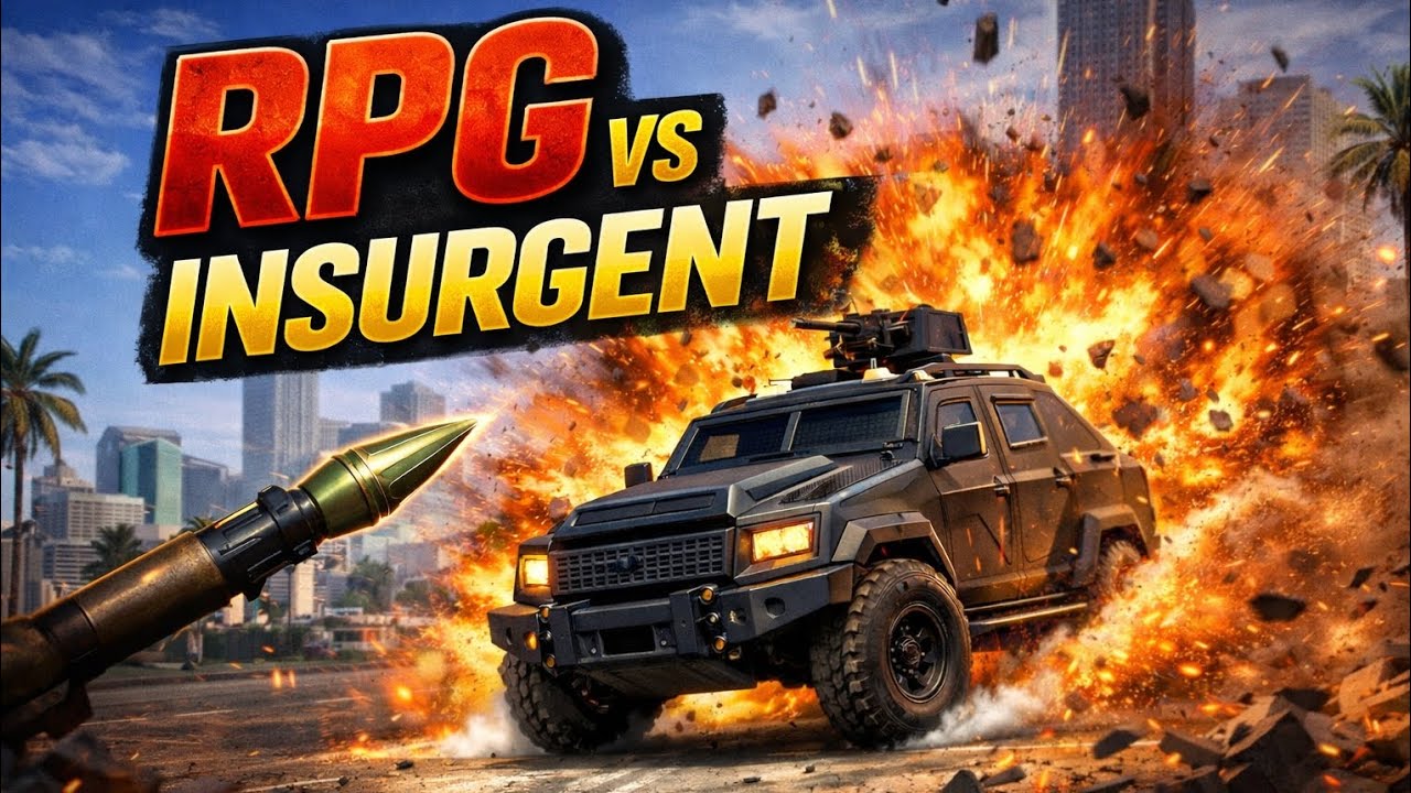 tested the Insurgent Pick-Up Custom armor in GTA Online. This is the strong armored vehicles game.