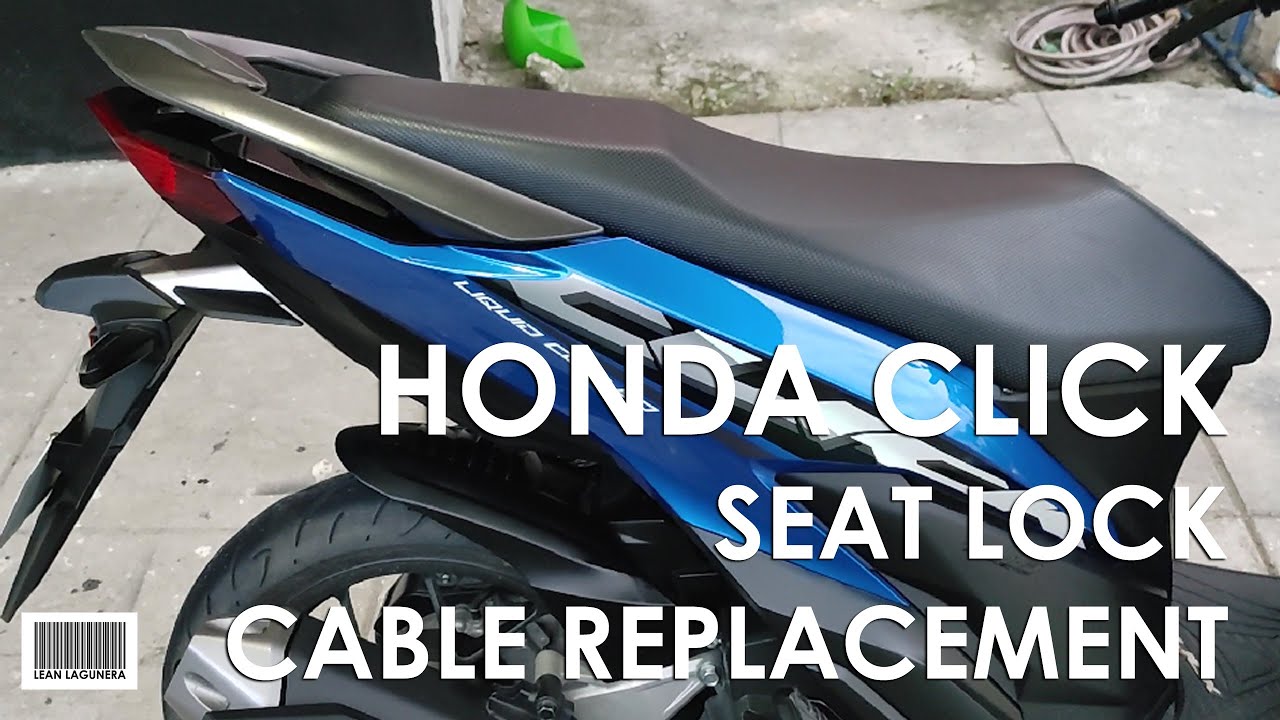Honda Click Seat Lock Cable Replacement | Honda Click 125 / 150
