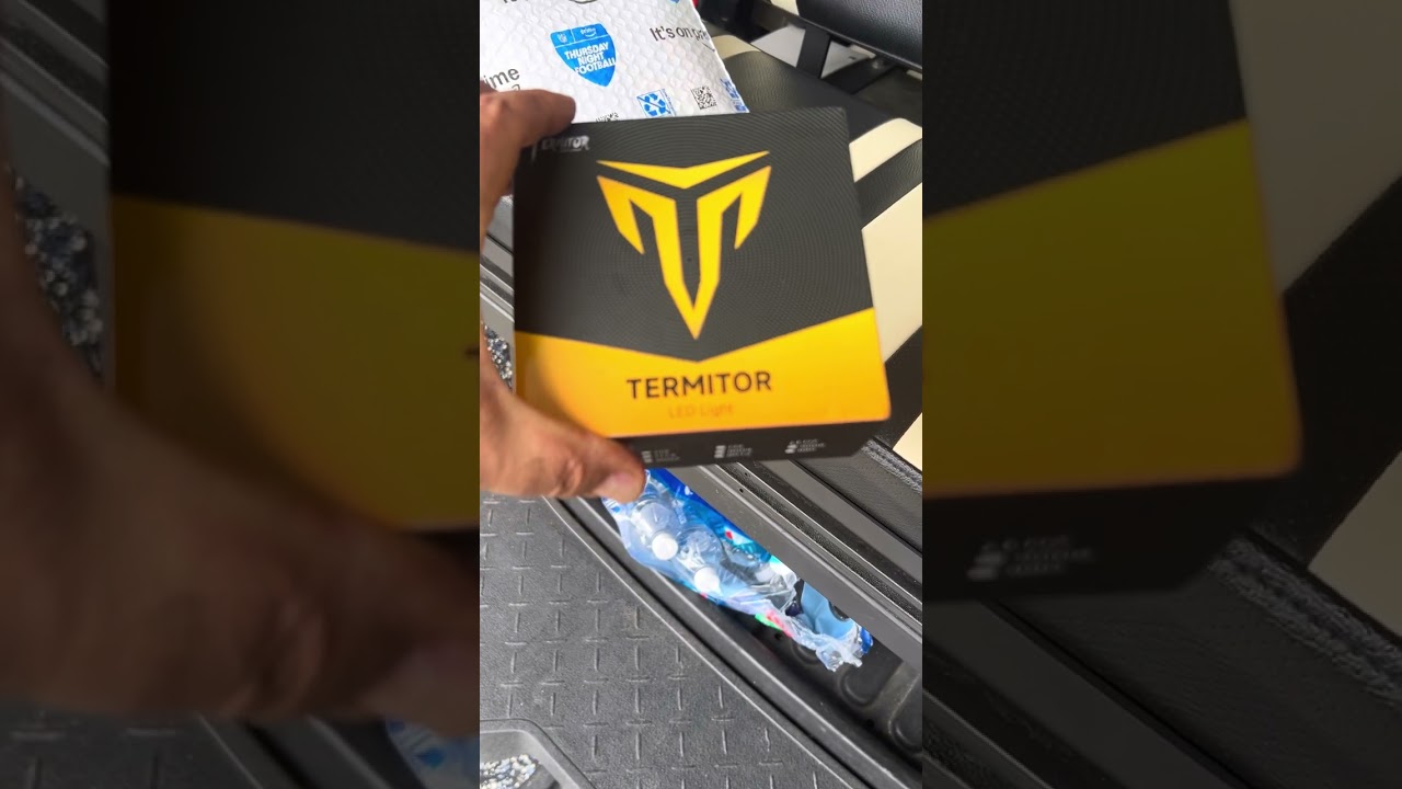 Termitor h7 led headlight bulb install and review 