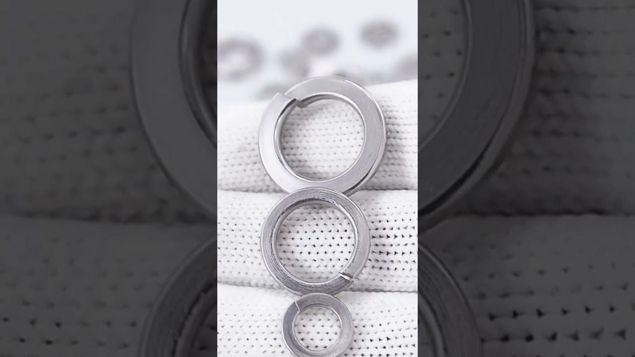 Split Lock Washer 304 Stainless Steel Spring Lock Washer Elastic Gasket
