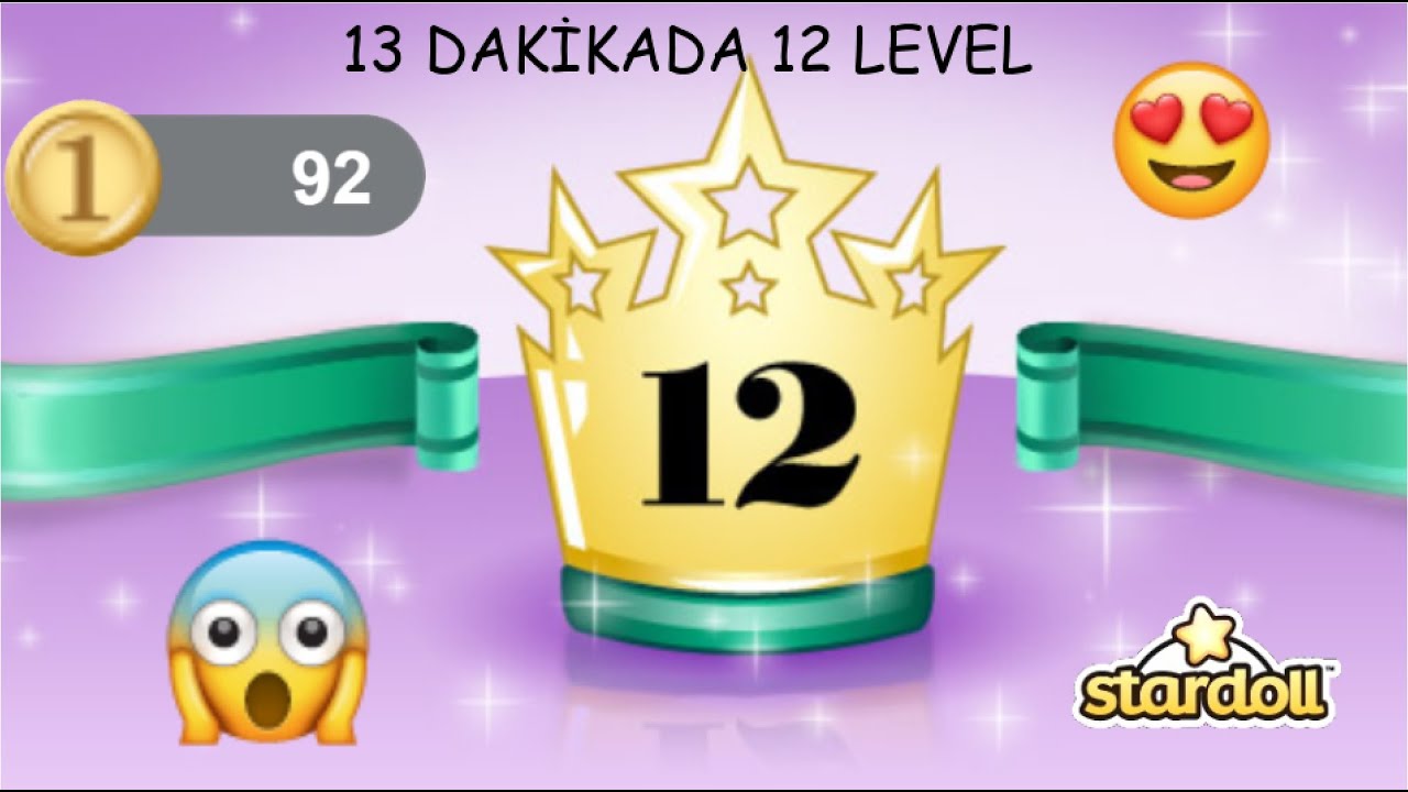 1 GÜNDE 12 LEVEL OLMAK! | STARDOLL