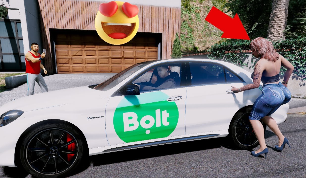 GTA 5- 😍NEW Bolt Driver Job-GTA 5 REAL LIFE MOD REMASTERED SEASON 1 Episode 4
