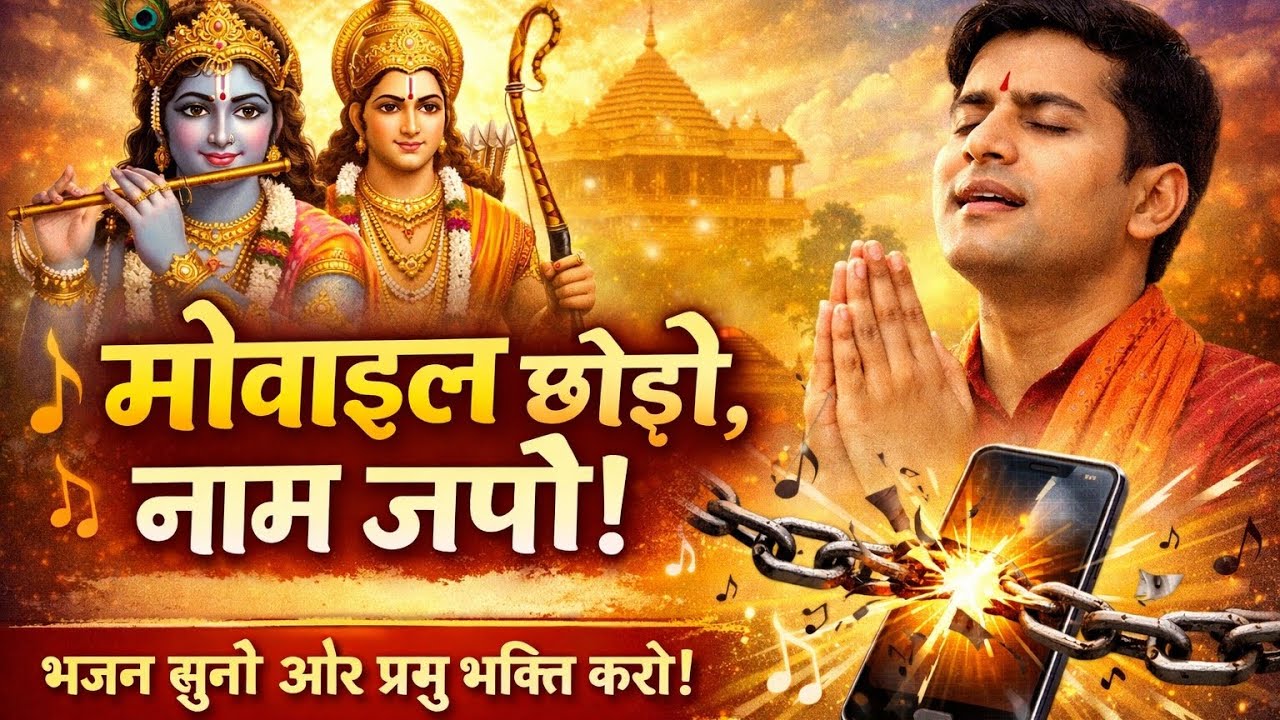 मोबाइल छोड़ो, भगवान का नाम जपो | यह भजन आपकी जिंदगी बदल देगा