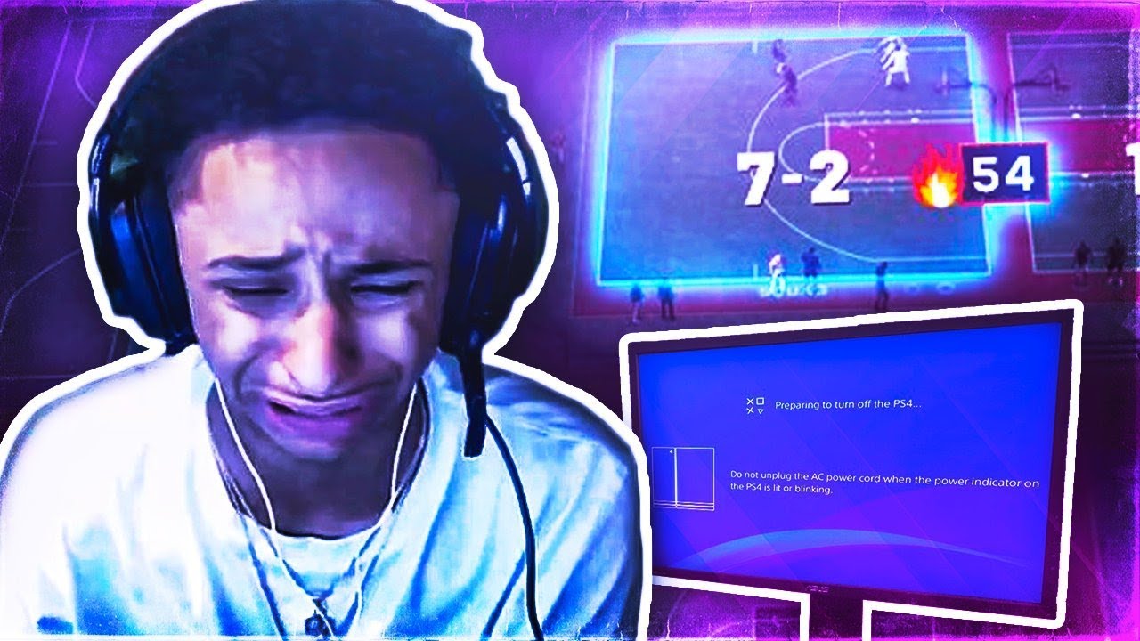 MY BROTHER UNPLUGS MY PS4 WHEN IM ON A HUGE WINSTREAK NBA 2K19! HE GOT SNUFFED *RAGE*😡