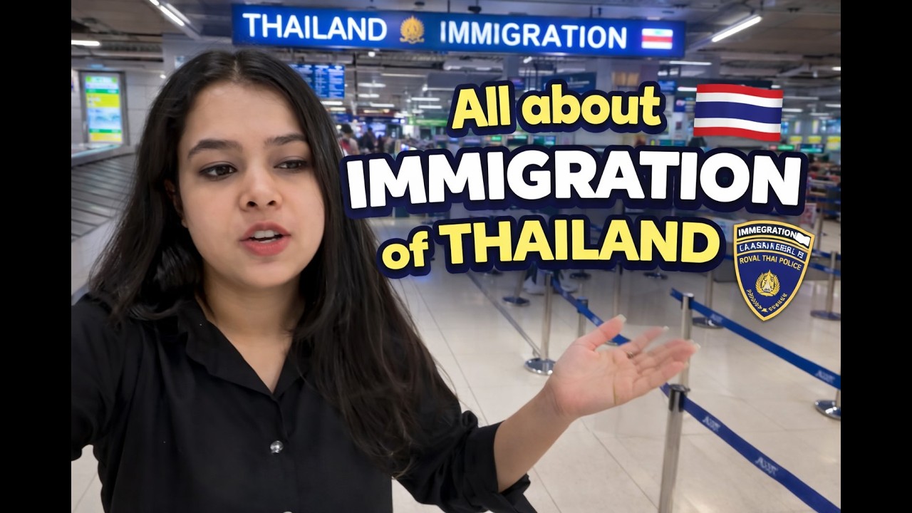 Everything about Immigration of Thailand | Solo International Trip | Thailand Bangkok Pattaya