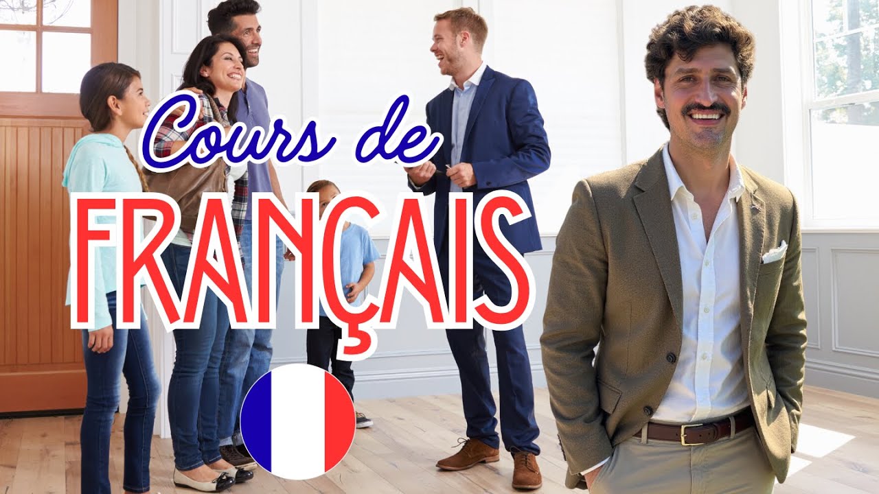 On visite une maison avec l'agent immobilier | Cours de français A2 | pratique, facile, et amusant