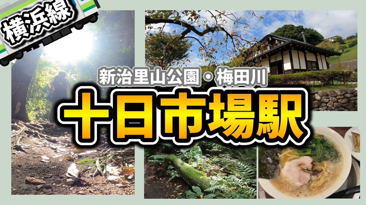 横浜線十日市場駅【新治里山公園・梅田川】自然と水の流れに癒れよ！